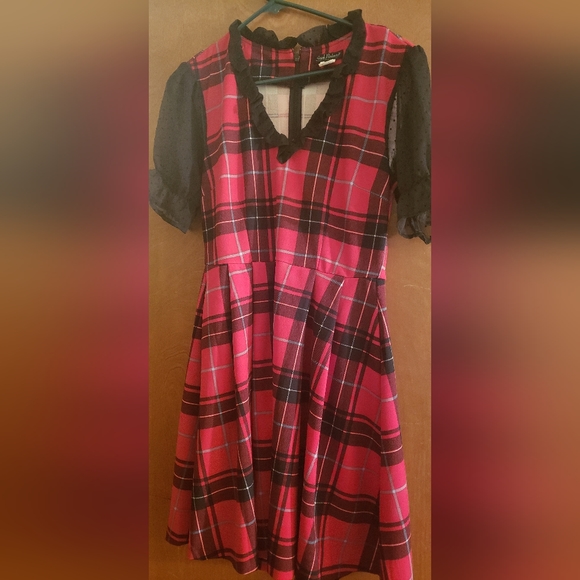 Smak parlour plaid dress medium size - Picture 2 of 3
